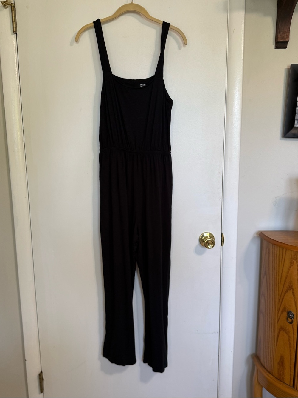 Market & Spruce Black Sleeveless Jumpsuit